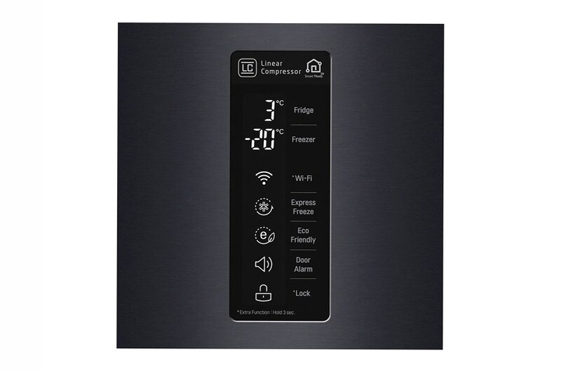 Frigorifero Combinato LG GBB60MCYXS Nero A
