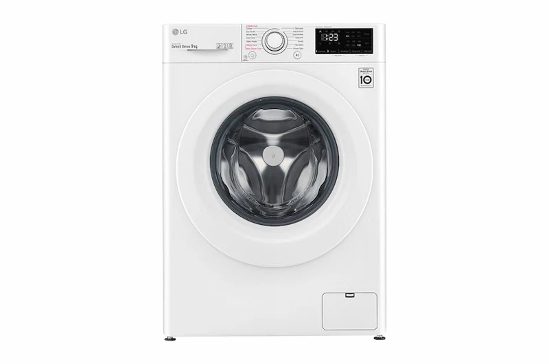 Lavatrice 9kg AI DD™ LG V3 1400rpm Bianco