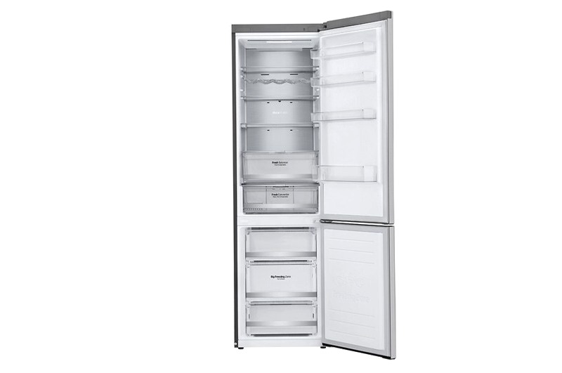 Frigorifero combinato | Classe C, 384L | Wi-Fi, Door & Linear Cooling, Fresh Balancer & Converter, No frost | Noble Steel C 384lt