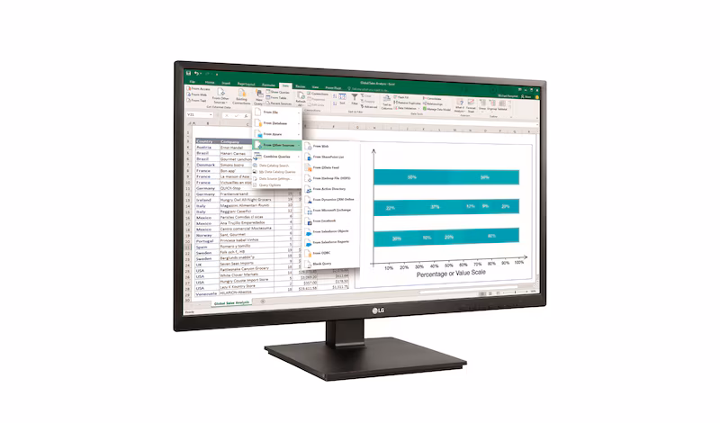 LG 24BK550Y-B Monitor PC IPS 24" 1920 x 1080