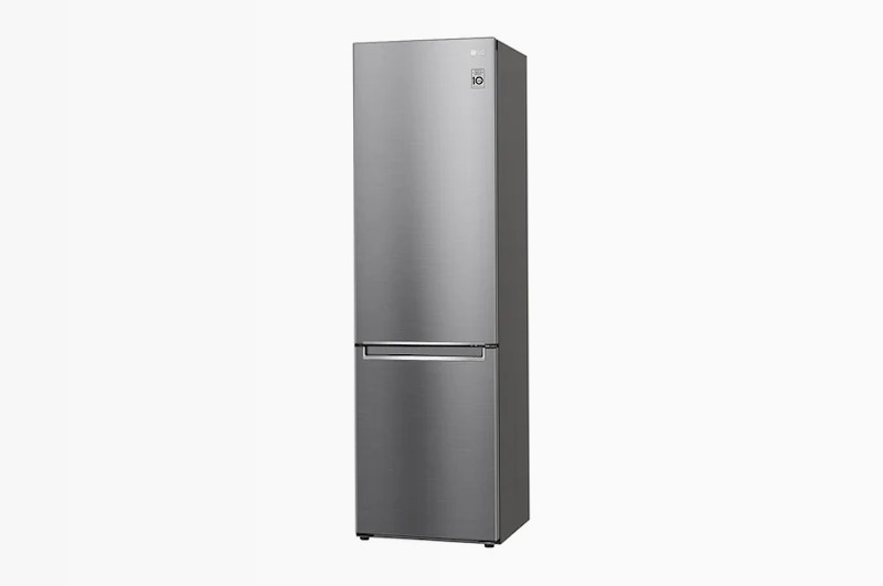 Frigorifero combinato LG GBP62PZNCN Inox C 384lt