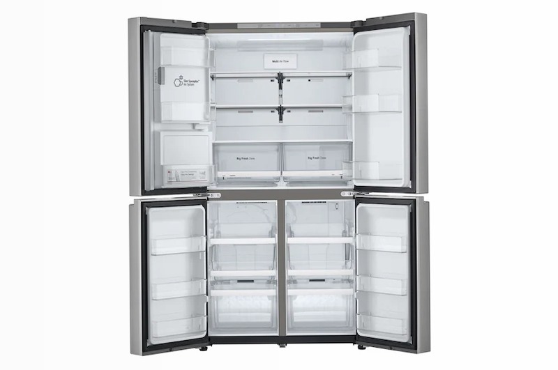 Frigorifero Multidoor | Classe E, 637L | Wi-Fi, Dispenser con allaccio, UVnano, Linear Cooling, Total No frost | Prime Silver E 637lt