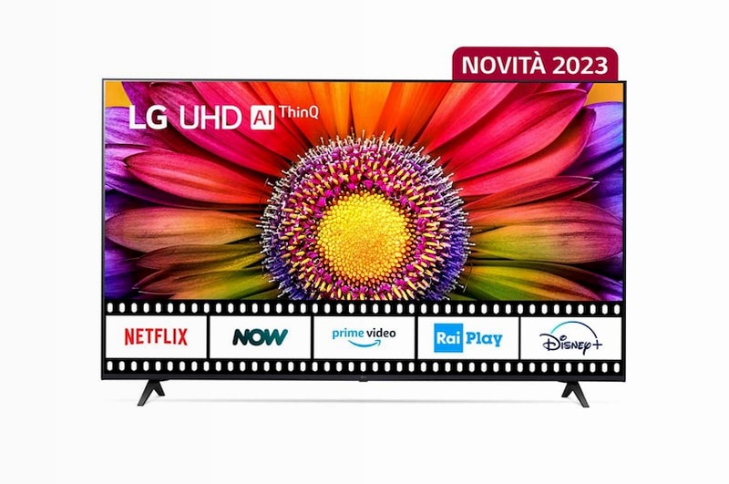 TV UHD LG Serie UR80 50'' Beige