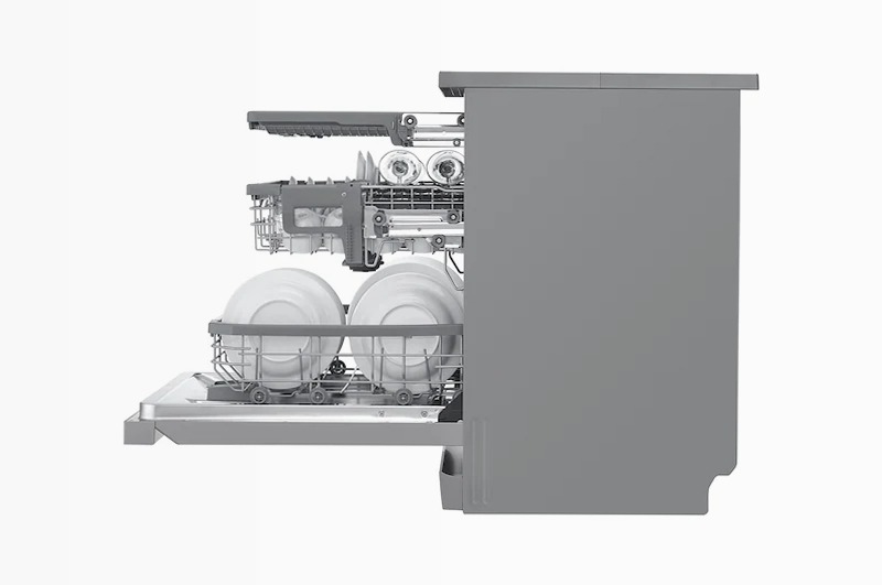 LG QuadWash DF455HSS - Lavastoviglie Classe C 14 Libera