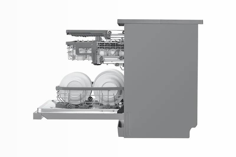 LG QuadWash DF455HSS - Lavastoviglie Classe C 14 Libera