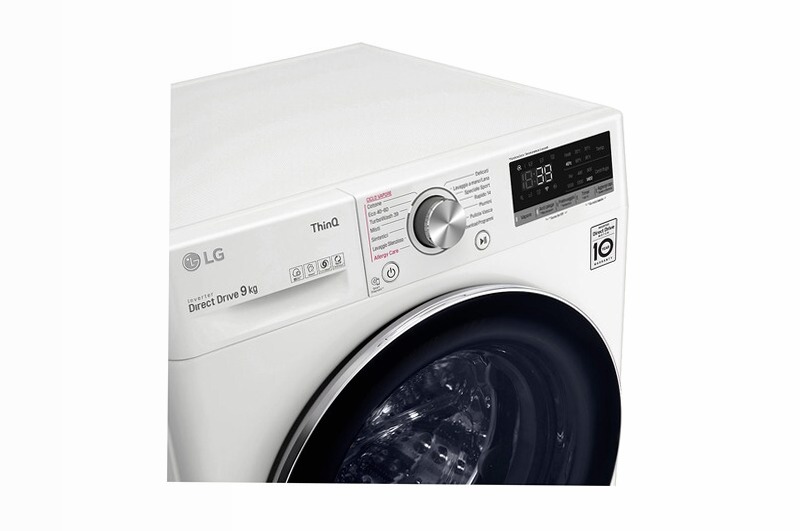 Lavatrice AI DD™ Serie V7 - Classe A/A/A 1400rpm 9kg Bianco
