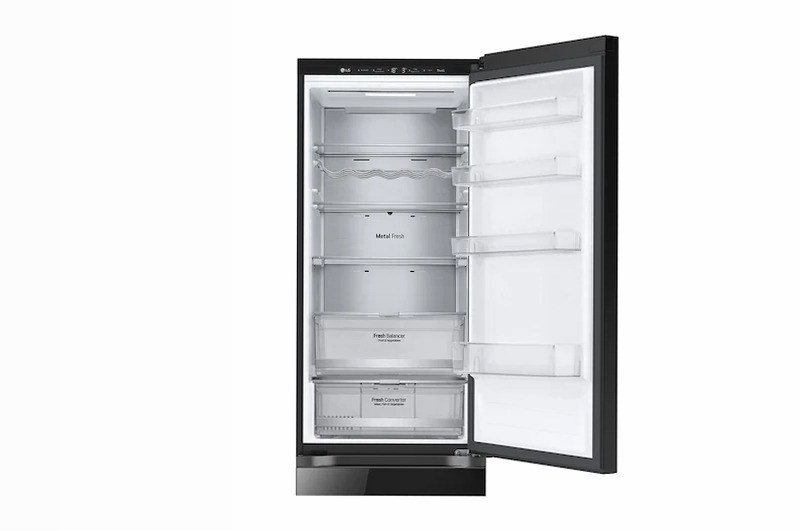 Frigorifero combinato LG GBB72BM9DQ - Classe D, 387L Nero D 387lt