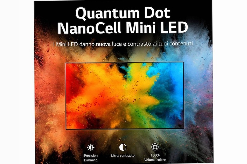 LG QNED MiniLed | TV 65'' Serie QNED87 | QNED 4K, Smart TV, Dolby Vision IQ e Atmos - 65QNED876QB | LG Italia 4K Mini-LED