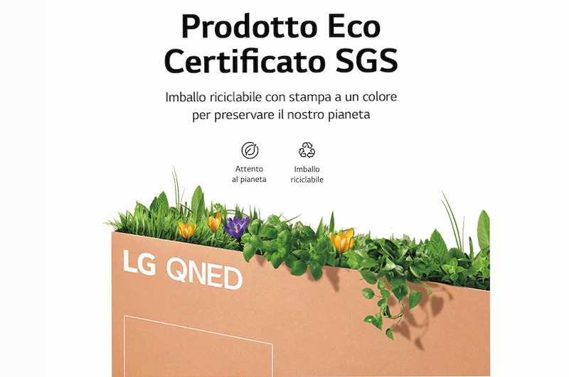 LG QNED MiniLed | TV 65'' Serie QNED87 | QNED 4K, Smart TV, Dolby Vision IQ e Atmos - 65QNED876QB | LG Italia 4K Mini-LED