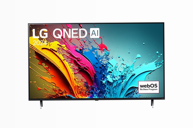LG QNED85 4K Smart TV 50 pollici Beige 50" HD