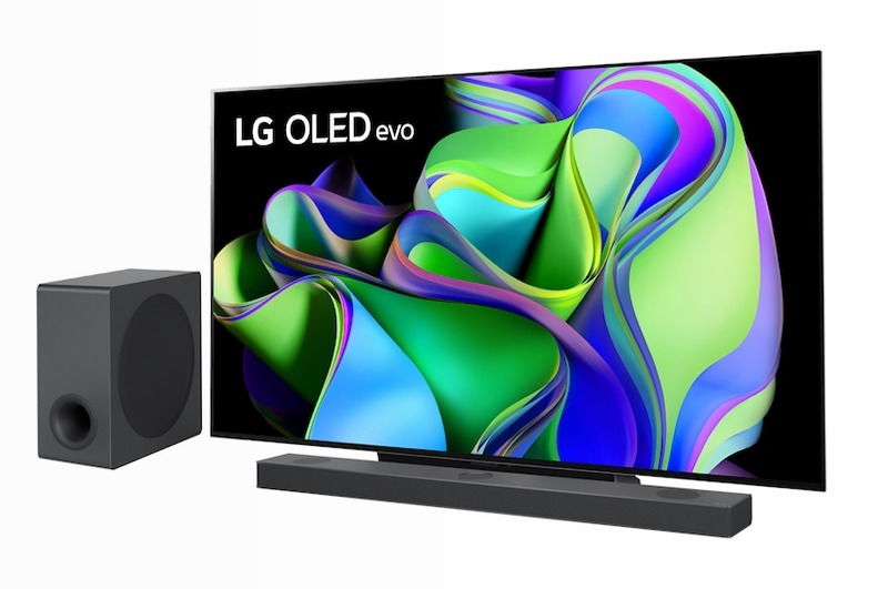 Offerta Bundle: TV OLED evo Serie C3 77'' 4K, α9 Gen6 + Soundbar S95QR I 810W 9.1.5 canali | LG Italia 4K