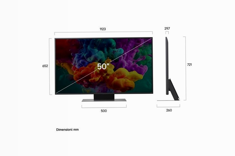 TV 50 pollici LG QNED evo AI Mini LED QNED87B 4K Smart TV 2026 - 50QNED87B6A | LG Italia 50" HD Mini-LED