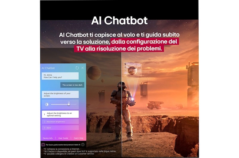 TV 43 pollici LG QNED AI QNED70 4K Smart TV 2025 - 43QNED70A6A | LG Italia 43" HD