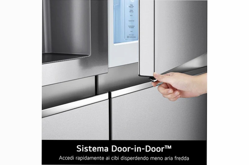 Frigorifero Side-by-Side LG | Classe E UVnano Inox Side by Side 635lt