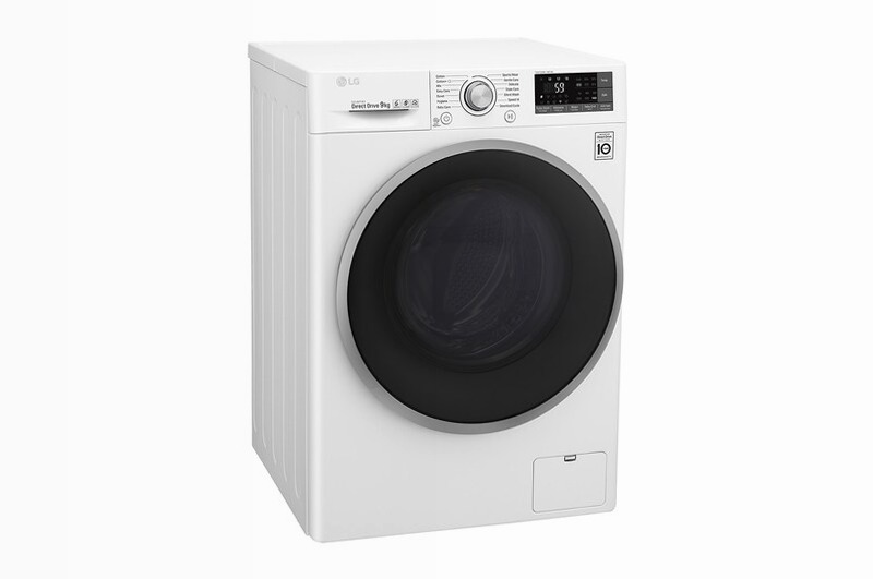 LG Lavatrice Smart TurboWash™ 9 kg Oblò Ring Silver Cromato 9kg Argento