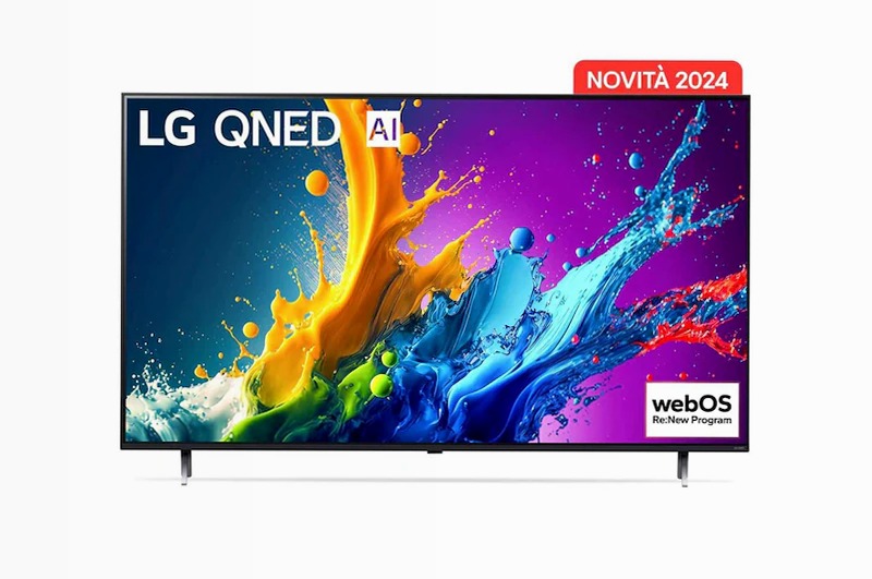 LG QNED80T6A 86 pollici - Smart TV 4K Beige HD
