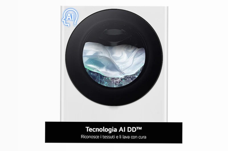 Lavatrice Slim 9kg AI DD™ - Serie R7 Classe A 1200rpm 7kg