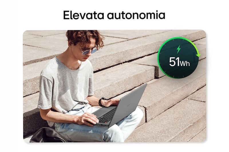 Notebook gram Book 15.6", Windows 11 Pro, Processore Intel® Core™ i5, 16GB RAM, Tasto Copilot, Silver | LG Italia 16 15,6"