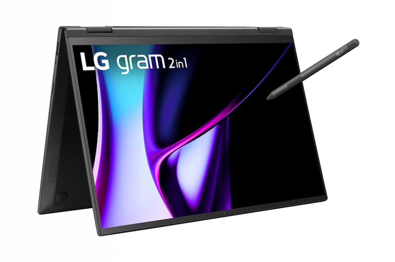Notebook gram 2 in 1 14", Windows 11 Home, Ultra5, 16GB RAM, 512GB SSD, Touch e Convertibile, Nero | LG Italia 16 512GB SSD NVMe 14"
