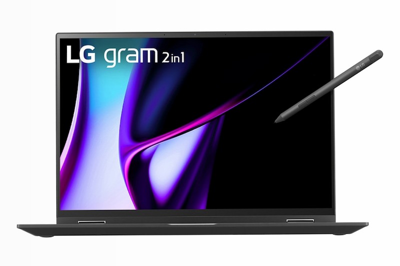 Notebook gram 2 in 1 14", Windows 11 Home, Ultra5, 16GB RAM, 512GB SSD, Touch e Convertibile, Nero | LG Italia 16 512GB SSD NVMe 14"