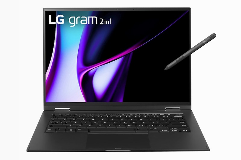 Notebook gram 2 in 1 14", Windows 11 Home, Ultra5, 16GB RAM, 512GB SSD, Touch e Convertibile, Nero | LG Italia 16 512GB SSD NVMe 14"
