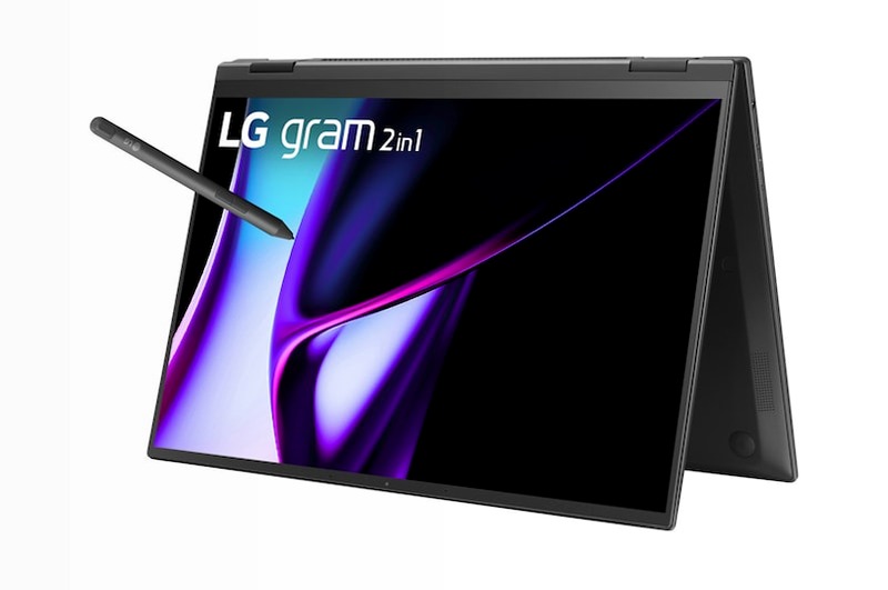 Notebook gram 2 in 1 14", Windows 11 Home, Ultra5, 16GB RAM, 512GB SSD, Touch e Convertibile, Nero | LG Italia 16 512GB SSD NVMe 14"