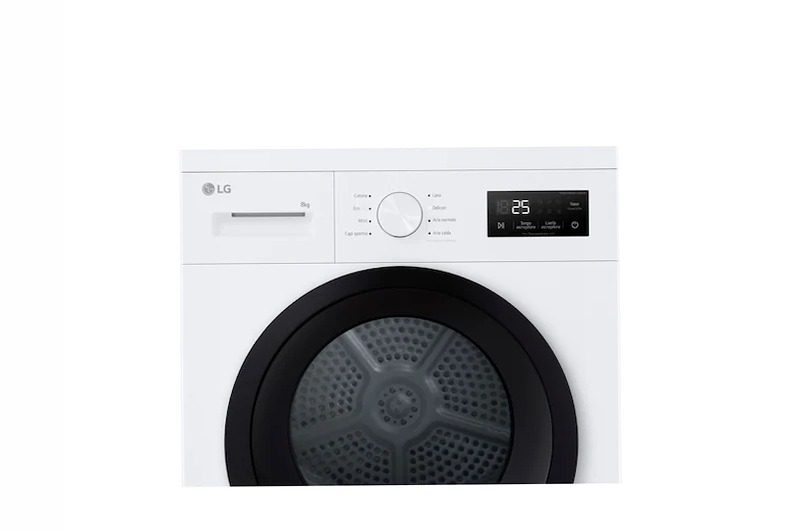 Asciugatrice 8kg Pompa di calore - Serie A1 Classe D A Bianco