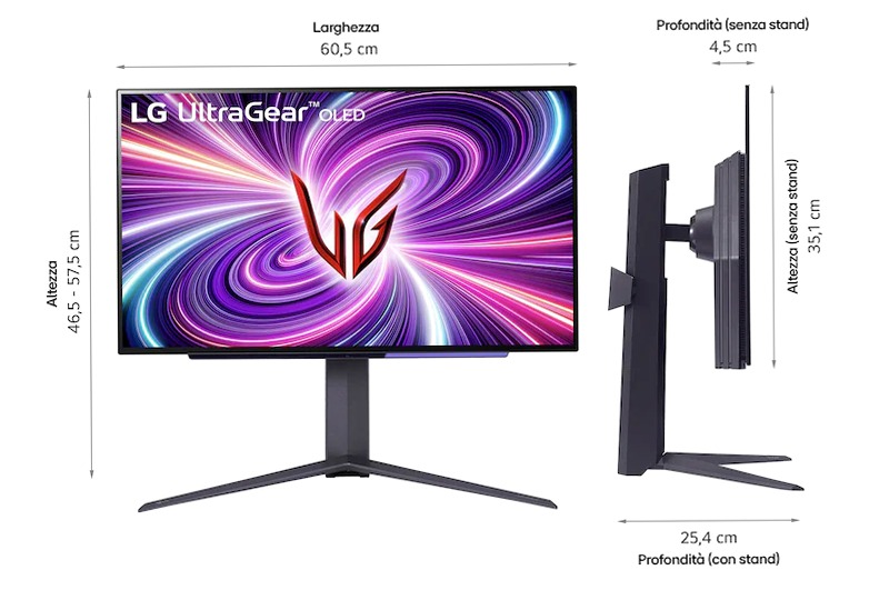 Monitor Gaming UltraGear OLED 27" Fucsia
