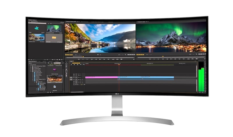 LG Monitor PC IPS 34" 21:9 Quad HD Curvo 3440 x 1440