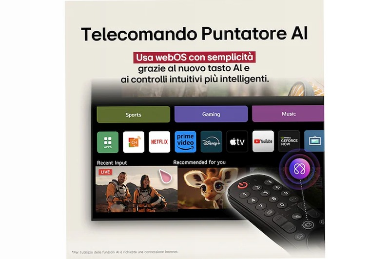 TV 100 pollici LG QNED evo AI QNED86 MiniLED 4K Smart TV 2025 - 100QNED86A6 | LG Italia 100" HD Mini-LED
