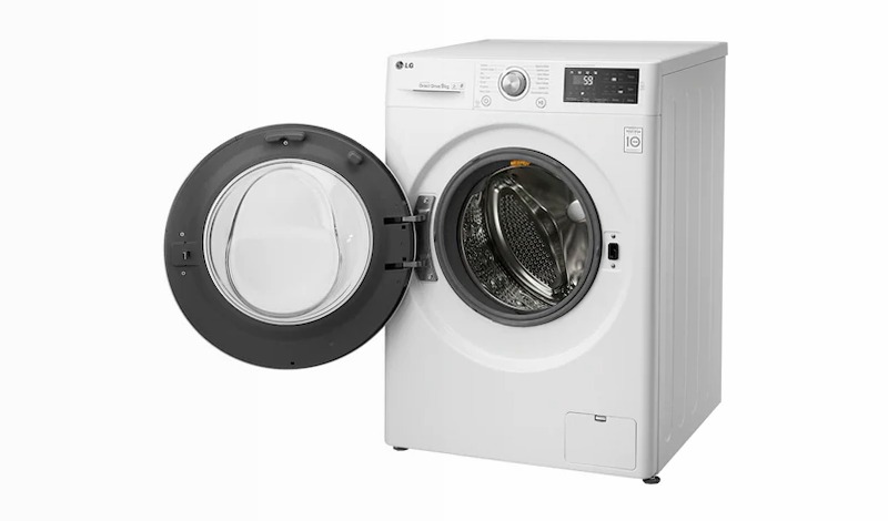 LG Lavatrice TurboWash™ 9 Kg Oblò Cromato 1400rpm 9kg Acciaio