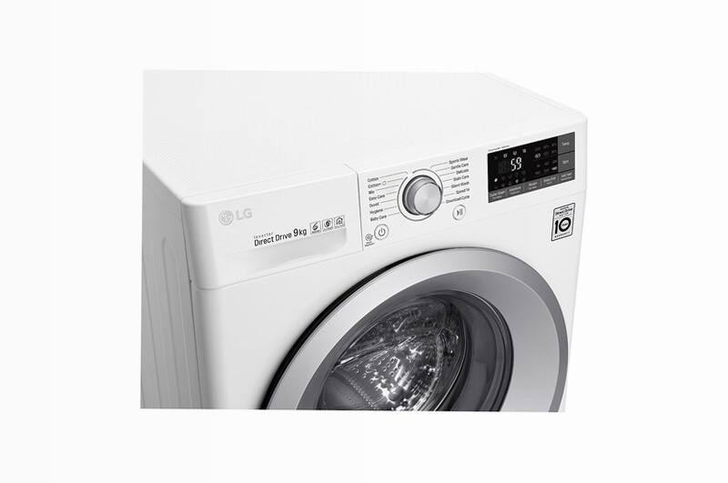 LG Lavatrice Smart TurboWash™ 9 kg 1400rpm 9kg Argento
