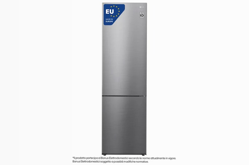Frigorifero LG GBP62PZNAC 384L Classe A Inox Combinato 384lt