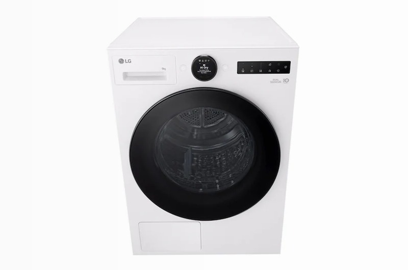 Asciugatrice LG Serie X7 - Pompa di calore DUAL Inverter 9kg A Bianco