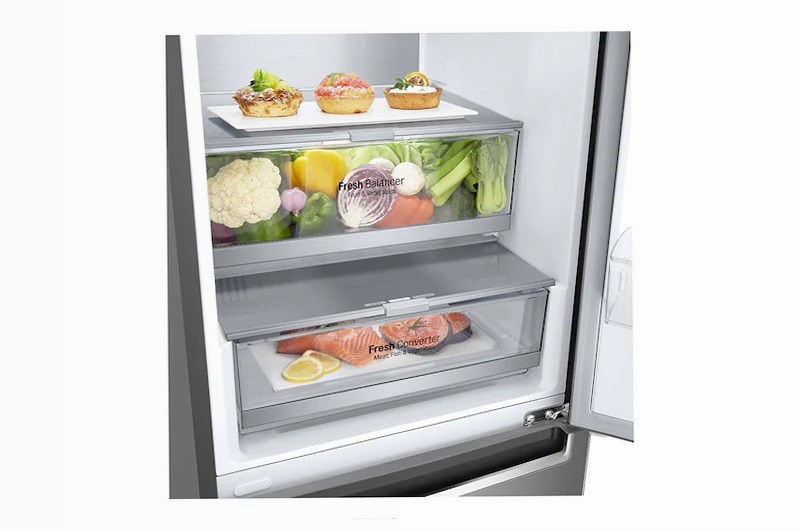 Frigorifero Combinato LG GBB72SAVGN - Classe D 384lt