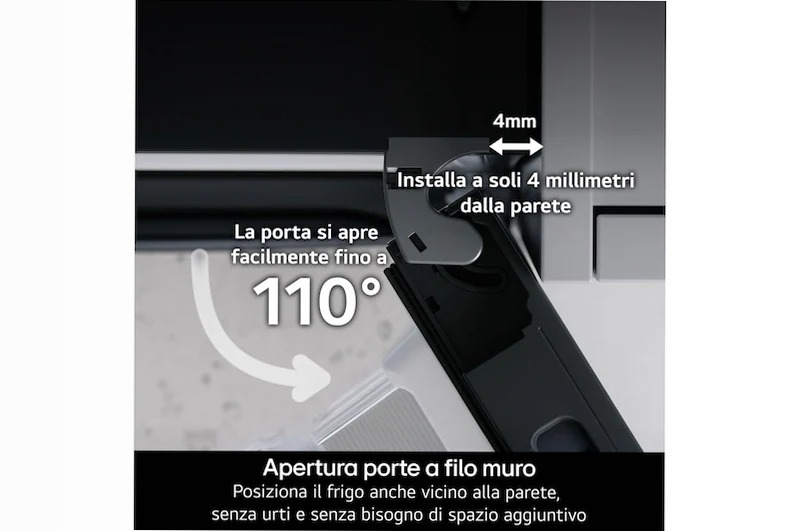 Frigorifero Fit & Max 60cm LG Titanio C Combinato 375lt