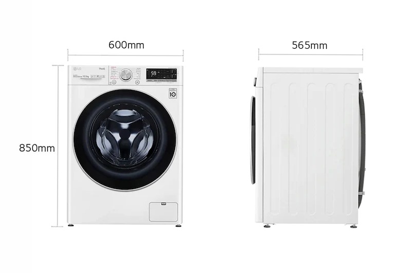 Lavatrice 9kg LG F4WV509S1EA Bianco