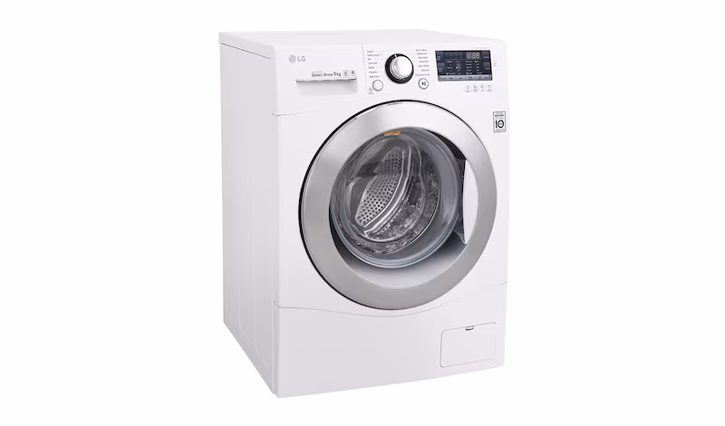 LG Lavatrice TurboWash™ 9 Kg Oblò Cromato 1400rpm 9kg Acciaio