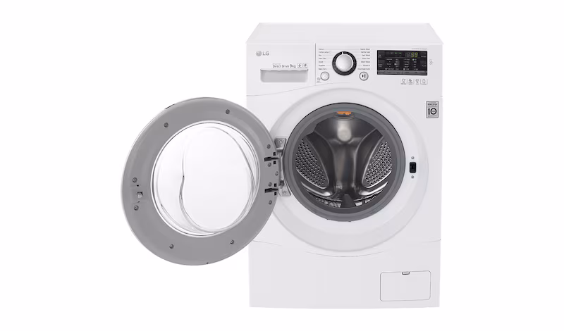 LG Lavatrice TurboWash™ 9 Kg Oblò Cromato 1400rpm 9kg Acciaio