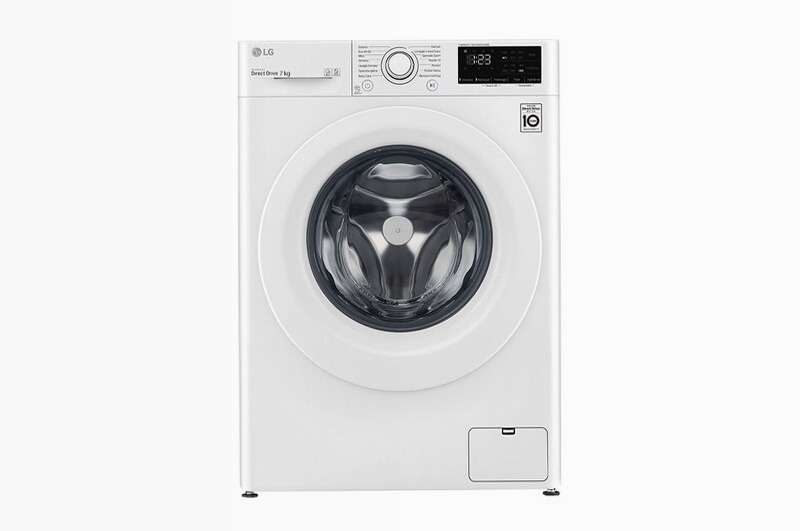 Lavatrice Slim 7kg AI DD™ LG V3 1200rpm Bianco