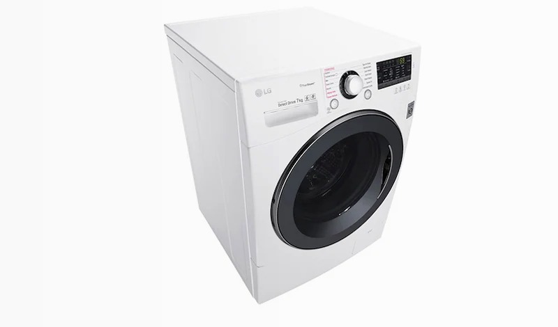 LG Lavatrice Slim TurboWash™ 7 Kg Oblò Silver - FH2A8HDS2 1200rpm 7kg Argento