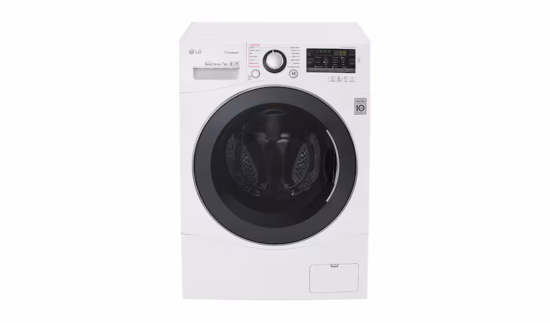 LG Lavatrice Slim TurboWash™ 7 Kg Oblò Silver - FH2A8HDS2 1200rpm 7kg Argento