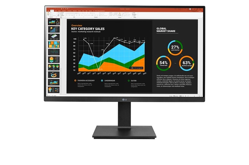 LG Monitor Professionale IPS 27" 2560 x 1440