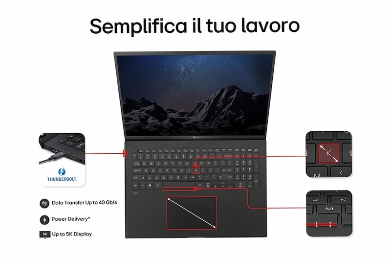Notebook Gram 17" 16 Windows