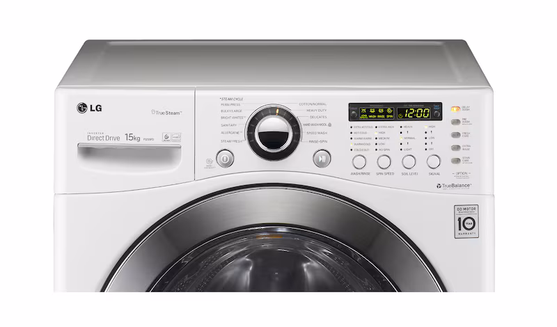 LG Lavatrice 15 Kg Oblò Cromato 15kg Acciaio