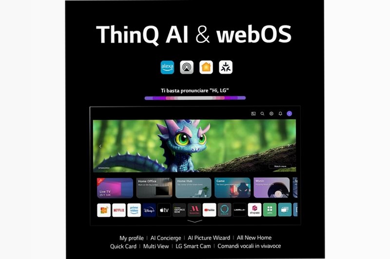 TV 77 pollici LG OLED evo M3, primo True Wireless al mondo con trasferimento audio e video 120Hz 4K
