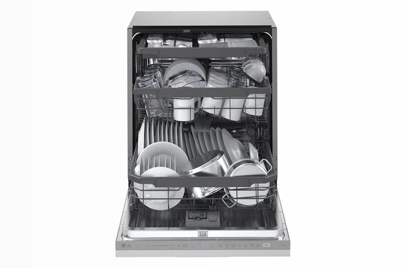 Lavastoviglie a scomparsa totale QuadWash Serie 3 14 Acciaio