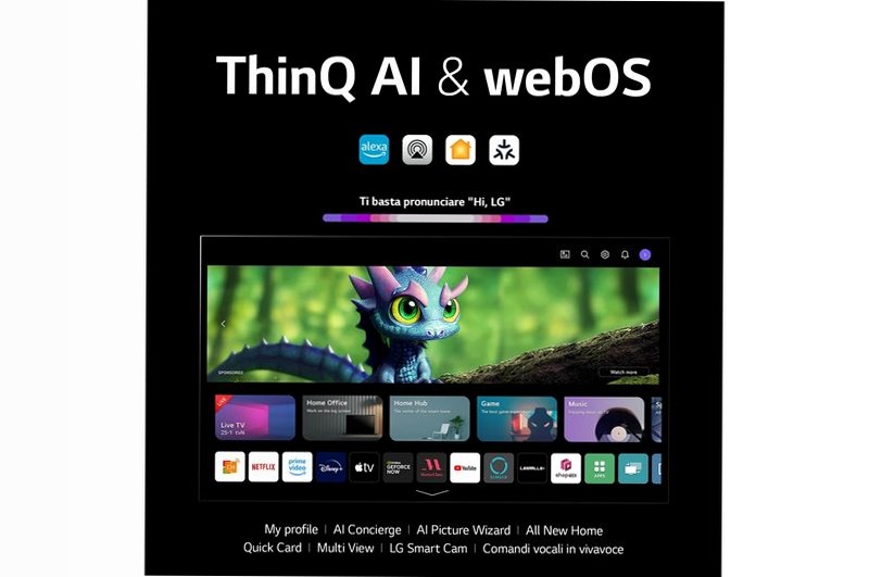 TV 83 pollici LG OLED evo M3, primo True Wireless al mondo con trasferimento audio e video 120Hz 4K