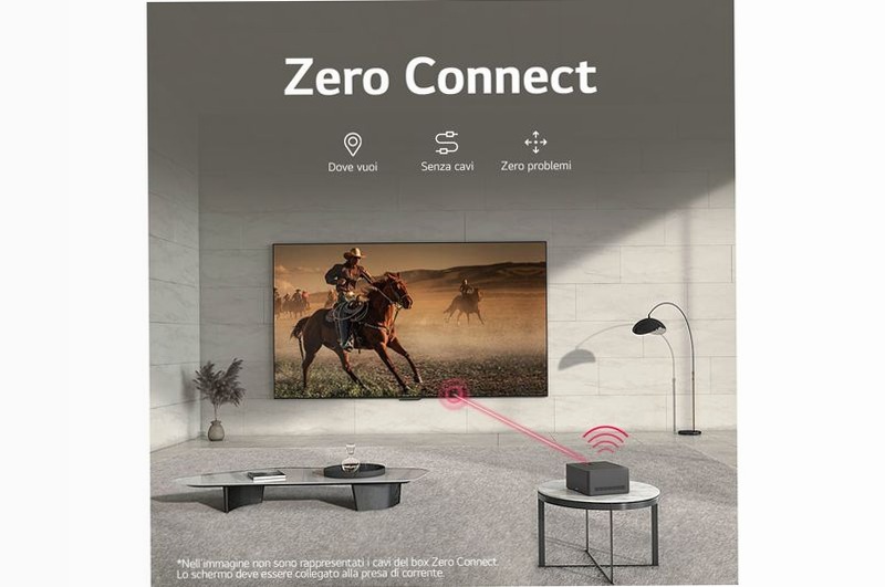 TV 83 pollici LG OLED evo M3, primo True Wireless al mondo con trasferimento audio e video 120Hz 4K