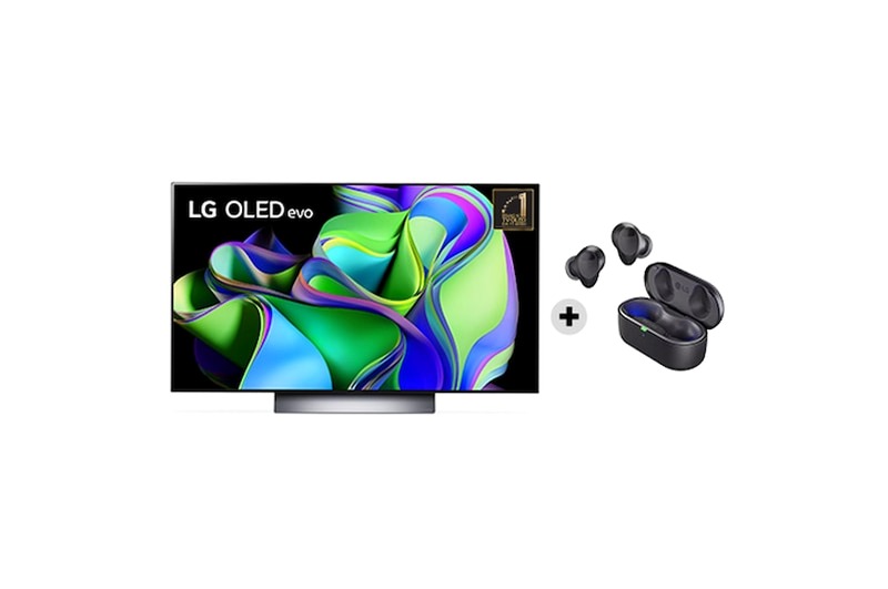 TV OLED evo Serie C3 48'' 4K + Cuffie TONE Free T90S